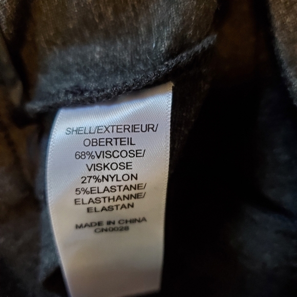 Adrianna Papell Charcoal Gray Knit Pant Sz 8 - Picture 4 of 13